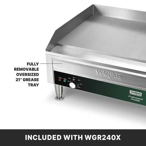 Waring WGR240X 24 in Electric Countertop Griddle