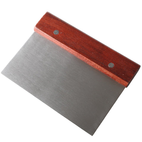 Libertyware WHDS63 Dough Scraper 6" x 3" with Wood Handle