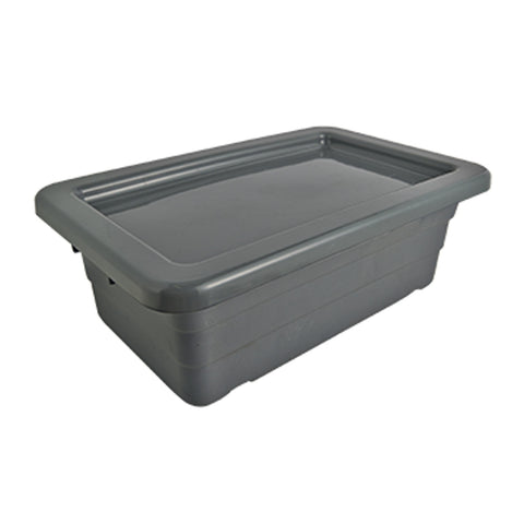 Winholt WHPL-8LID-WH White Polyethylene Lug Lid, 16 x 25 x 1 In.