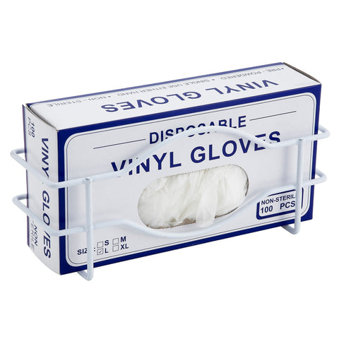 Winco WHW-10 Wall-Mount Glove Box Holder, White