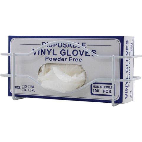 Winco WHW-10 Wall-Mount Glove Box Holder, White