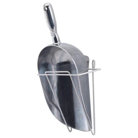 Winco WHW-7 Wall-Mounted Ice Scoop Holder, 7 x 8, Plastic Coated Wire