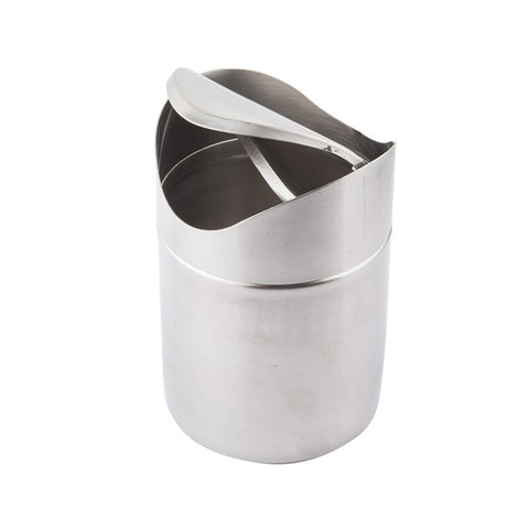 Tablecraft Products WM1 Countertop Mini Waste Basket - Stainless Steel