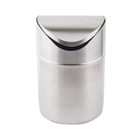 Tablecraft Products WM1 Countertop Mini Waste Basket - Stainless Steel