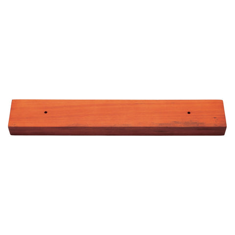 Winco WMB-12 Magnetic Knife Bar with Wooden Base, 12"
