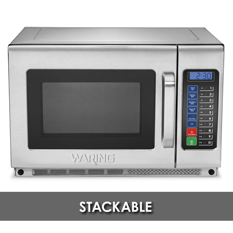 Waring WMO120 Heavy-Duty 1.2 cu ft Commercial Microwave Oven, 1800W