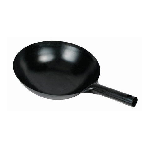 Winco WOK-36 16" Black Carbon Steel Japanese Style Wok