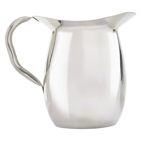 Winco WPB-3 3 Qt Stainless Steel Bell Pitcher
