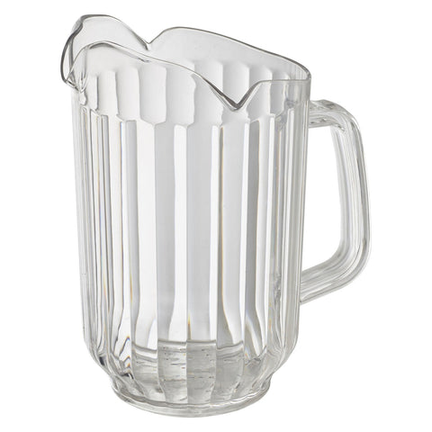 Winco WPCT-60C 60 oz Triple-Spout Clear Polycarbonate Pitcher
