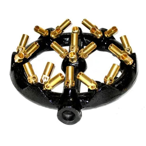GSW USA WR-JBR23NG Jet Burner, Round Shape Tip, 23 Tips, 1/2" Pipe, Natural Gas