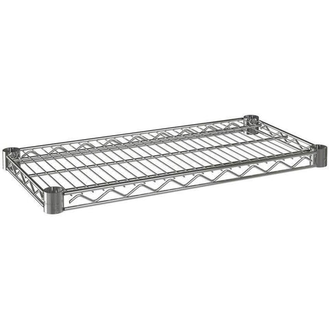Enhanced Wire Shelving WS1424EB Wire Shelf 14x24 Black Epoxy Coated