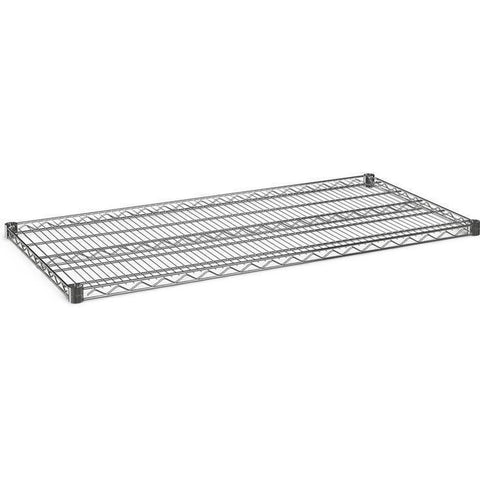 Enhanced Wire Shelving WS2454EB Wire Shelf 24x54 Black Epoxy Coated
