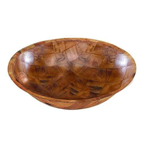 Libertyware WSB08 8" Woven Wood Serving Bowl