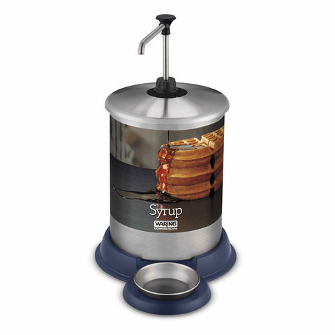 Waring WSD1G 1-Gallon Stainless Steel Countertop Syrup Dispenser