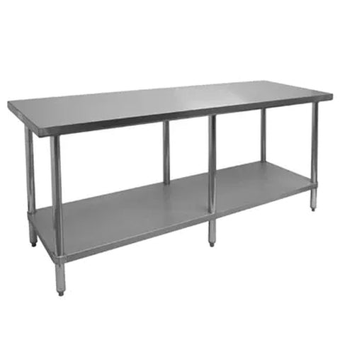GSW USA WT-P3096US 96"W x 30"D Stainless Steel Work Table Undershelf