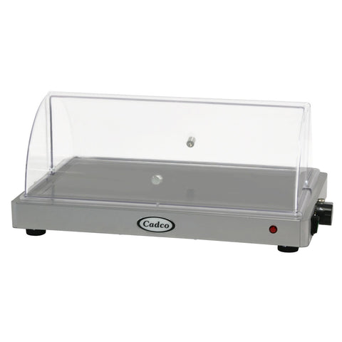Cadco WTRT-10-HD Heavy Duty Countertop Warming Shelf with Rolltop Lid