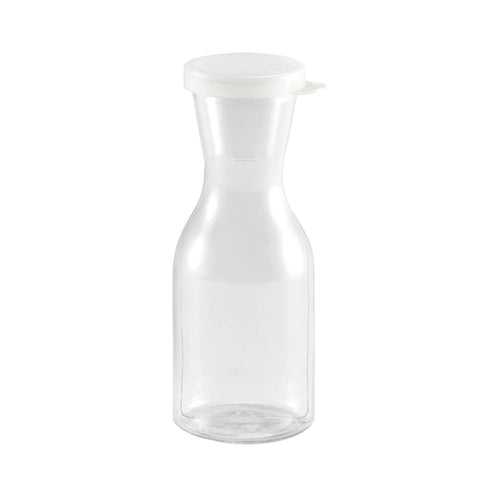 Cambro WW1000135 CamView Camliter 1-Liter Clear Polycarbonate Beverage Decanter with Lid