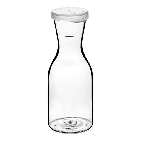 Cambro WW250135 CamView Camliter 8.5 oz. Clear Tritan Plastic Beverage Decanter with Lid