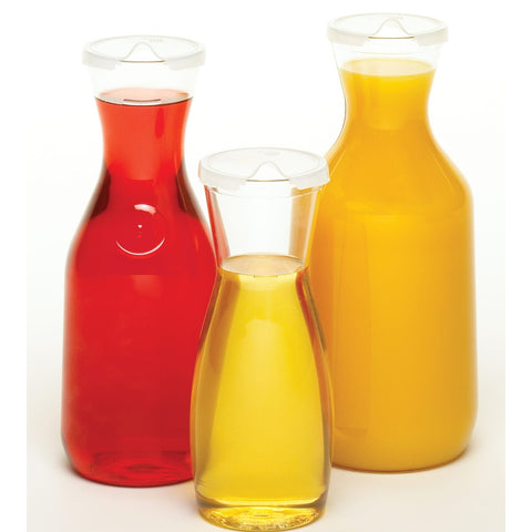 Cambro WW500CW135 CamView Camliter 0.5 Liter Polycarbonate Beverage Decanter with Lid