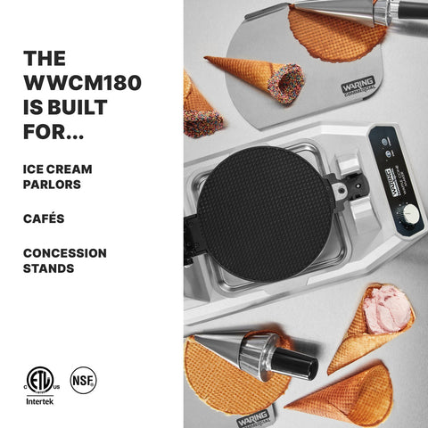 Waring WWCM180 Single Waffle Cone Maker