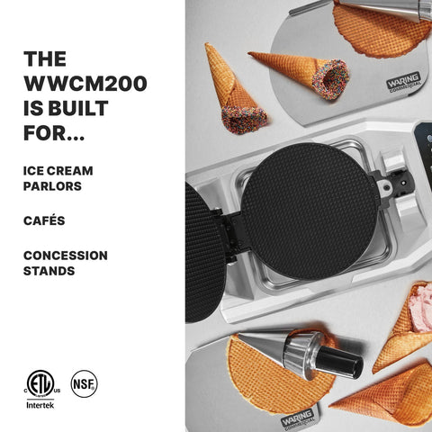 Waring WWCM200 Double Waffle Cone Maker