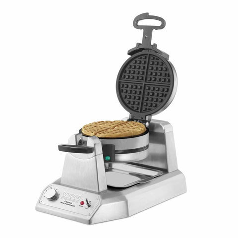 Waring WWD200 Double Classic Waffle Maker (Vertical, Rotary)