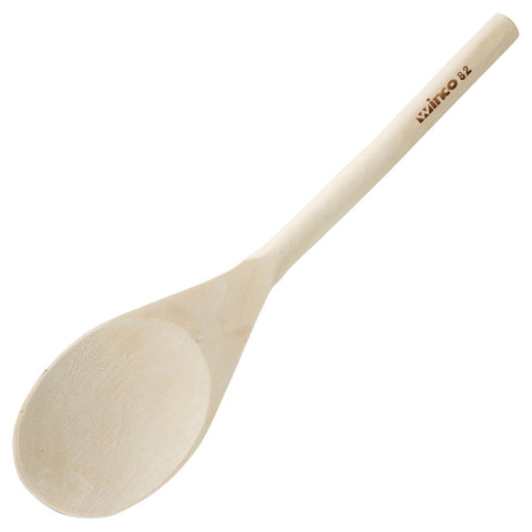 Winco WWP-12 12" Wooden Stirring Spoon
