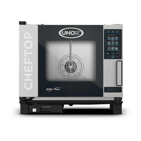 Unox XAVC-0511-EPRM CHEFTOP MIND.Maps Plus Half Size Electric Countertop Combi Oven, 5-Tray GN 1/1, 208/240V 3-Phase