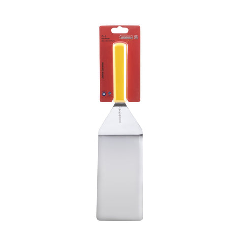 Mundial Y5682 5600 Series 8x4 Inch Solid Stainless Steel Turner with Yellow Handle
