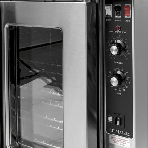 Blodgett ZEPH-100-E SGL Zephaire Single Deck Full Size Electric Convection Oven, 11 kW, 208V 3 Phase