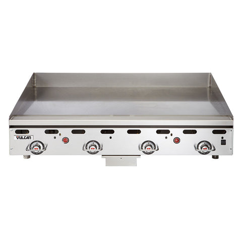 Vulcan MSA48-LP 48" Heavy Duty Liquid Propane Countertop Flat Top Gas Griddle