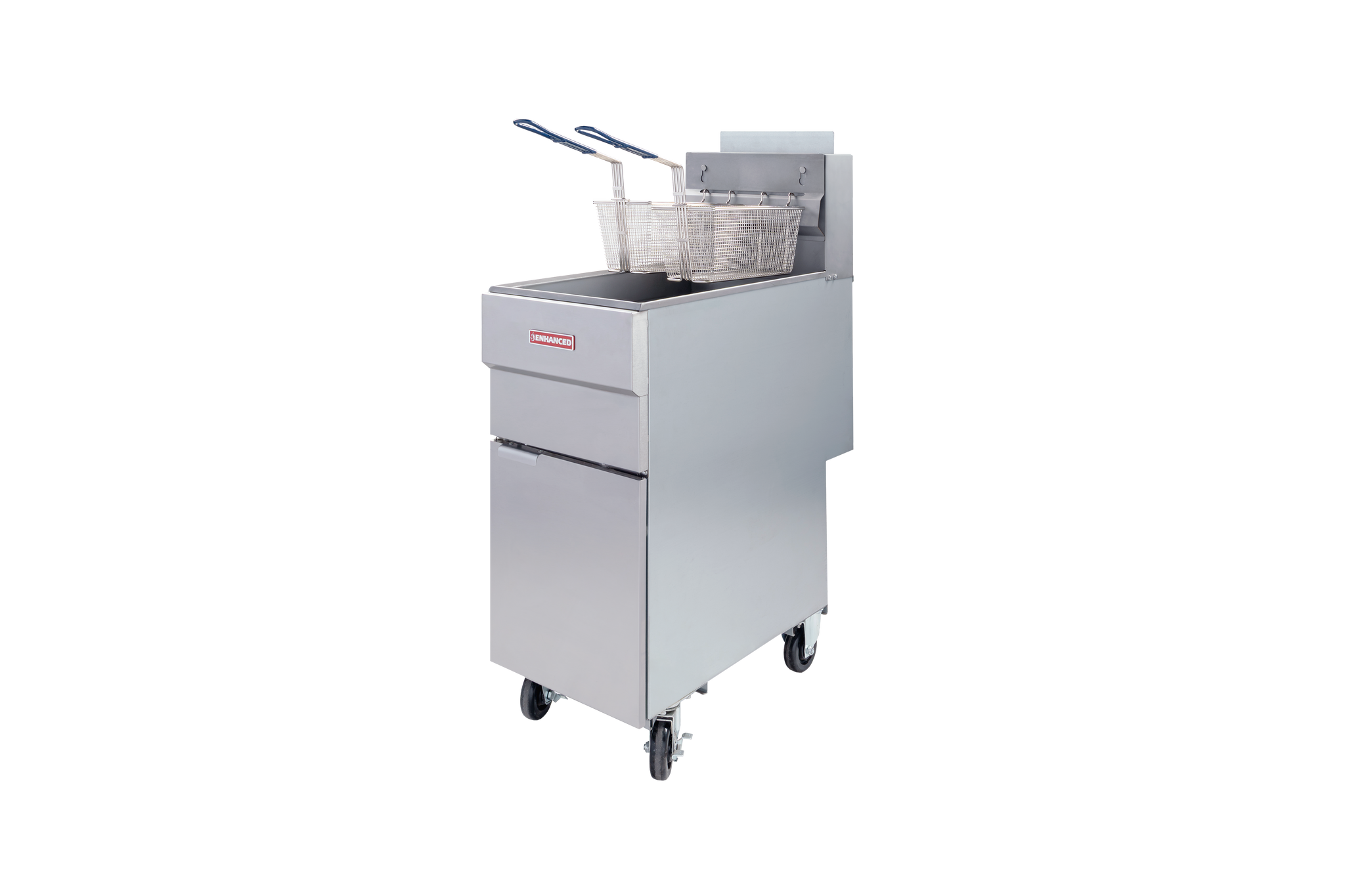 Enhanced Gas Equipment EGF-120-N Enhanced 45-50 lb Natural Gas Deep Fryer, 120,000 BTU