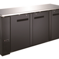 EBB-4F-HC Enhanced 90" Refrigerated Back Bar Cooler-Enhanced Refrigeration