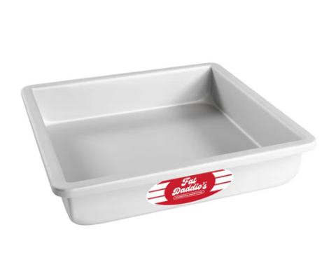 PSQ-992 Fat Daddio's Square Pan, 9 in x 9 in x 2 in , Aluminum