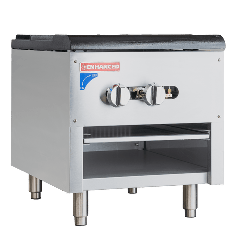 Enhanced Gas Equipment ESPS-1 Enhanced Single Burner Natural Gas Stock Pot Range 110,000 BTU