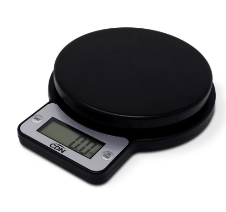 SD0602-BK CDN Digital scale, 6 lb, Black