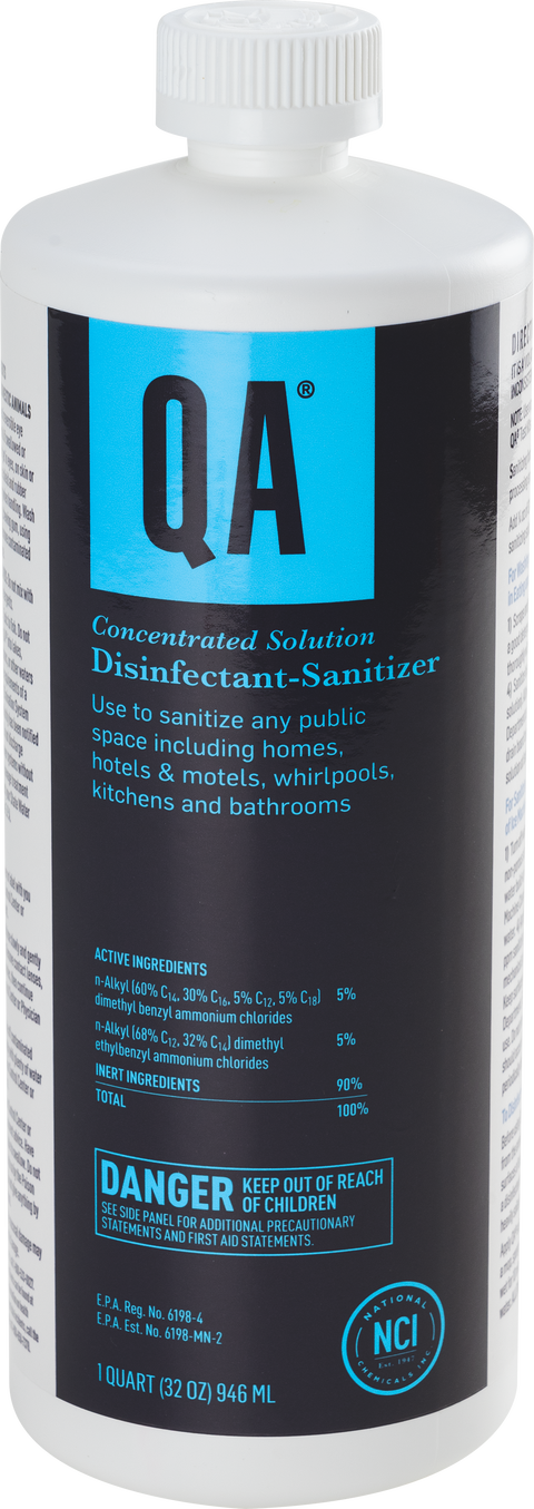 11012  Q.A. Solution, National Chemicals 32 Oz. Sanitizer Disinfectant & Deodorizer