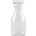 ED-1L Cresco Resco Decanter w/Lid, 1 Liter, PC, Clear-Enhanced Smallwares