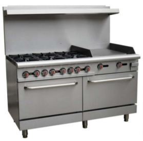 ER6-24G Enhanced 60" 6-Burner Range w/ 24" Grill & (2) Ovens