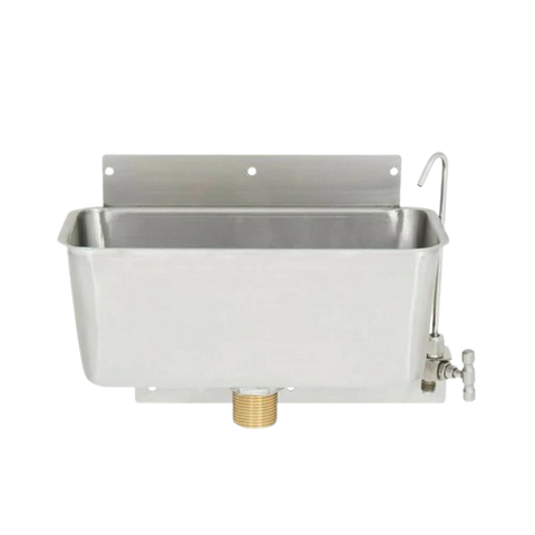 Enhanced SS & Equipment E-DW-11SWD Stainless Steel Dipper Well with 1-Inch Drain