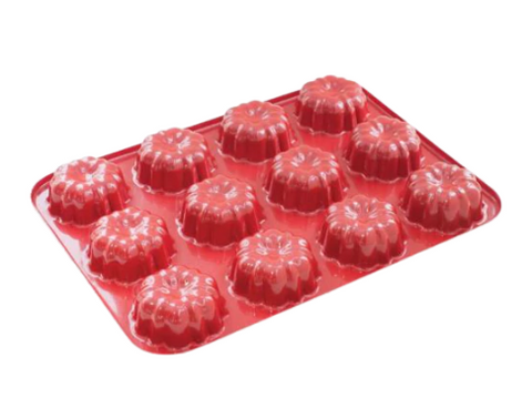 Nordic Ware 52822RD Mini Bundt Cupcake Pan