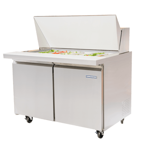 ESPM-36-12-HC Sandwich/Salad unit 48" Mega top-Enhanced Refrigeration