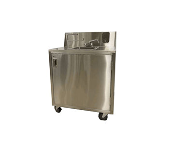 Enhanced SS & Equipment E-PHSC1-253438H Portable Hand Sink Cart