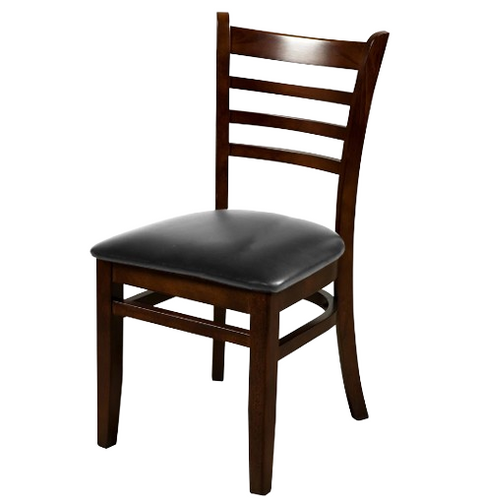 WS-WC101WA-DBLK Oak Street Dining Wood Chair, Beechwood - EA
