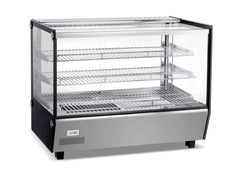 Enhanced Display Cases E-HW-160 Enhanced 33" Countertop Hot Food Showcase with 3 Adjustable Shelves