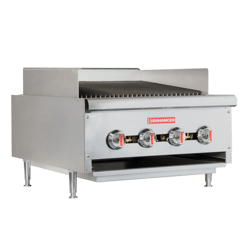 E-SGCRC2B-24 Enhanced 24" Countertop Charbroiler, Gas