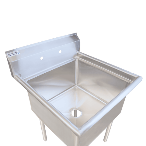 E-S1C242414-316 Enhanced Sink 1-Tub 24"X24"X14\" no drainboard 16GA