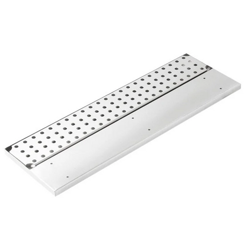 Enhanced SS & Equipment E-BDRD-8X24 24" Stainless Steel Bar Drink Rail Drainer