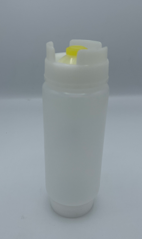 Cresco Resco Smallwares TWSB12T Two-Way Multi-Purpose Squeeze Bottle, 12 oz. Translucent