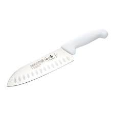 W3804-7GE Mundial 7" White Hollow Edge Santoku Knife